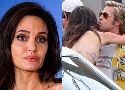 Angelina Jolie lòng đau nhói khi nhìn Brad Pitt ôm thân mật với bạn diễn nữ?