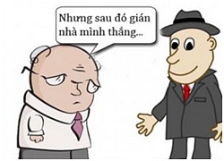 Buồn vì nhà mình thắng trận