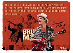 Chàng trai đến từ Sao Hỏa Bruno Mars với lòng nhiệt thành cùng âm nhạc!