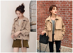 Ngại mặc trench coat vì sợ "nuốt người", nàng mét rưỡi có ngay một phiên bản dáng lửng giúp tôn chiều cao cực đỉnh này