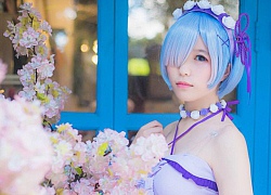 Ngây ngất với bộ ảnh cosplay cô nàng Rem trong Rem tuyệt đẹp trong Re:Zero