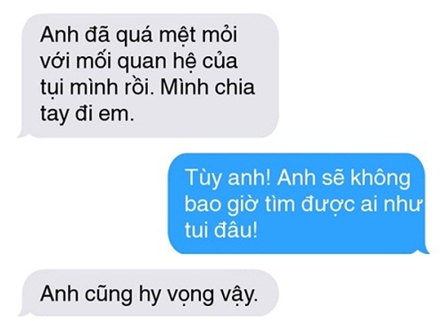 Những màn chia tay qua tin nhắn với độ "sát thương" không thể "thốn" hơn