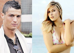 Ronaldo từng "qua đêm" với hoa hậu quần vợt Sharapova?