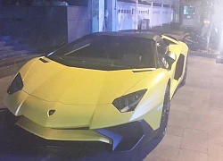 Siêu xe Lamborghini Aventador SV mui trần độc nhất Việt Nam tái xuất lúc nửa đêm