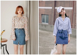 4 cách lên đồ với chân váy denim tuyệt đẹp cho các nàng rạng rỡ xuống phố ngày cuối tuần