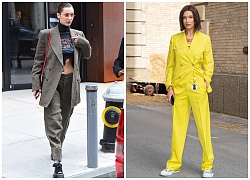 Bộ sưu tập suit phong phú của siêu mẫu Bella Hadid