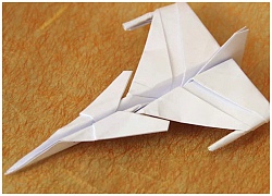 Cách gấp máy bay giấy Jas 39 theo phong cách Origami