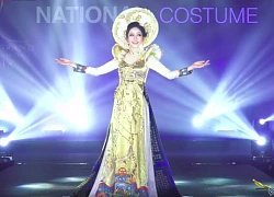 Clip: Phương Nga xuất hiện rạng rỡ, tự tin trình diễn trang phục dân tộc tại Miss Grand International 2018