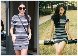 Cùng một chiếc váy nhưng Rosé (Black Pink) chẳng hề kém cạnh siêu mẫu Kendall Jenner