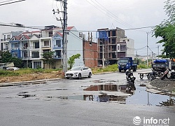 Đà Nẵng: Yêu cầu xử lý "đường mới thảm nhựa đã đọng nước mưa tràn lan"