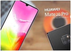 Đây là Huawei Mate 20 Pro: Màn hình cong tràn cạnh, 3 camera sau hình vuông độc đáo