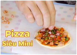 Làm chiếc bánh pizza siêu mini bằng nồi cơm điện