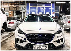 Mazda 3 độ "thân rộng" Rocket Bunny lạ mắt tại Sài Gòn