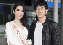 'Người tình Isaac' Liên Bỉnh Phát ra sân bay tiễn Huỳnh Vy thi Miss Tourism Queen Worldwide 2018