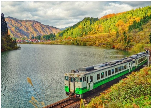 Tadami Line: Chuyến tàu hỏa "nhỏ xinh" nhất Nhật Bản, đi qua 4 mùa là 4 khung trời khác nhau