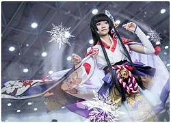 Cosplay Tuyết Nữ Yuki Onna siêu kute của game mobile Âm Dương Sư