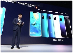 Huawei Mate 20 & Mate 20 Pro chính thức ra mắt: 3 camera sau, pin 4200mAh, cảm biến vân tay trong màn hình