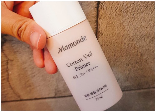 Kem lót Mamonde Cotton Veil Primer - Có thể thay thế lớp nền cho nàng ít khuyết điểm