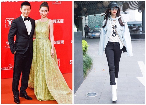 Sang chảnh trên thảm đỏ nhưng streetstyle của Angelababy lại đối lập hoàn toàn như thế này