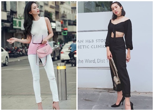 Street style giới trẻ: Sĩ Thanh bất ngờ kín đáo - Thúy Vi một mực giữ phong cách 'già chát'