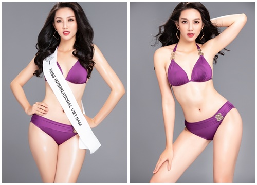 Thùy Tiên gợi cảm trước ngày dự thi Miss International 2018