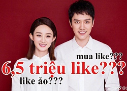 Triệu Lệ Dĩnh bị nghi ngờ "mua like" cho bài viết công khai kết hôn Phùng Thiệu Phong làm bùng nổ MXH