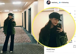 1 tháng sau vụ hành hung chấn động, Goo Hara lần đầu đăng ảnh lên Instagram và gây chú ý với biểu cảm khuôn mặt