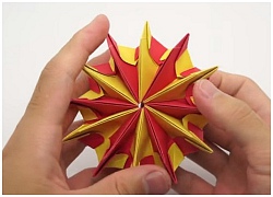 Cách xếp pháo hoa độc đáo theo phong cách Origami