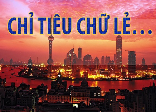 Chỉ tiêu chữ lẻ...