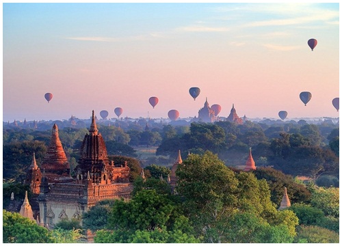 Chiêm ngưỡng vẻ đẹp độc đáo của lễ hội khinh khí cầu Myanmar