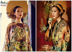 Hoa hậu Thùy Dung diện áo dài phong cách Haute Couture