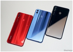 Honor 8X ra mắt: màn hình 6,5 inch, chip Kirin 710, camera AI đến 21 chấm