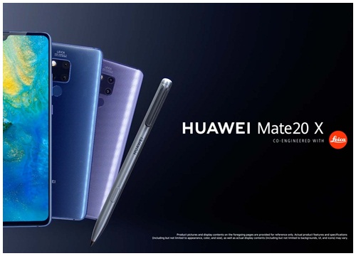 Huawei Mate 20 X chính thức: màn hình 7.2", pin 5000mAh, tương thích bút M-Pen, giá 899