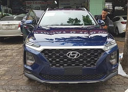 Hyundai Santa Fe 2019 lần đầu tiên "thả dáng" trên đường phố Hà Nội