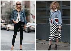 Mix & Match cực mát tay với ba kiểu Denim Jacket