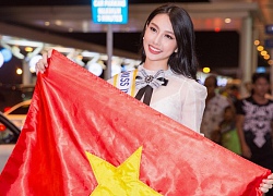 Nguyễn Thúc Thùy Tiên mang theo 110kg hành lý chinh chiến Miss International 2018