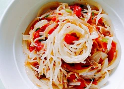 Salad phở sắn kiểu Ý