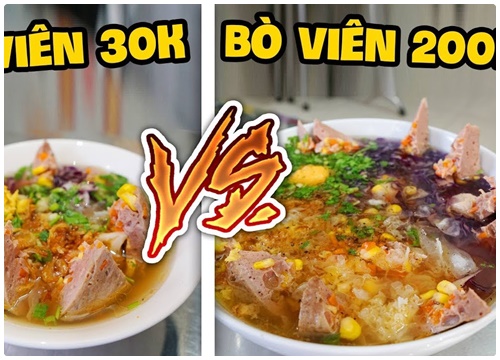 Bò viên 30k vs bò viên khổng lồ 200k - có đáng không?