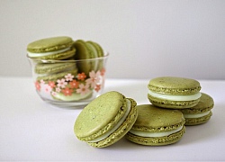 Đem hương vị Pháp về nhà với bánh macaron trà xanh thanh mát