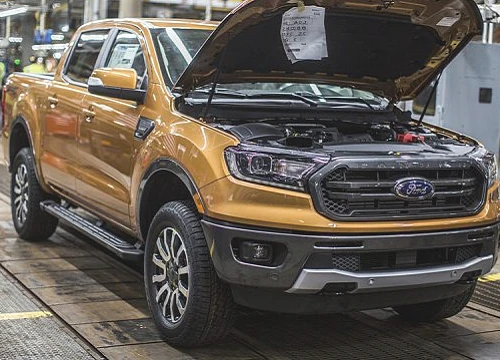 Ford Ranger 2019 đang được sản xuất, bán đầu năm 2019