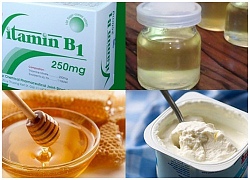 Nghiền nát 10 viên vitamin B1 trộn với sữa chua để tắm, da đen xì cũng trắng bóc sau 15 phút