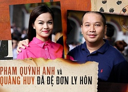 Phạm Quỳnh Anh và đạo diễn Quang Huy đệ đơn ly hôn sau 1 năm sống ly thân