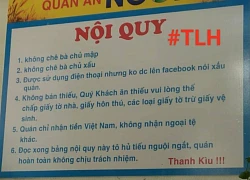 Bảng nội quy 'bá đạo' xứng đáng được 10 điểm thanh lịch của bà chủ quán hủ tiếu khiến dân mạng nhao nhao xin địa chỉ