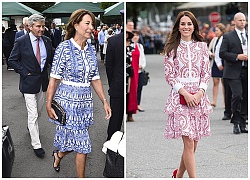 Các "thánh soi" đã ra tay và tia được Công nương Kate Middleton cùng mẹ đẻ rất hay mặc đồ giống nhau