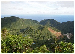 Đảo núi lửa Aogashima ở Nhật Bản