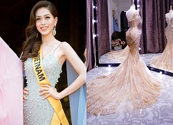 Lộ diện chiếc đầm dạ hội mà Phương Nga sẽ diện trong đêm chung kết Miss Grand International 2018