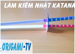 Cách làm kiếm giấy Katana Nhật Bản