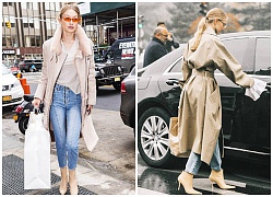 Đã qua thời của những đôi boots sặc sỡ, Gigi Hadid đến Châu Bùi đều 'lăng xê' ankle boots màu be