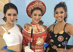 Phương Khánh Miss Earth bị... rách trán do choáng sau 4 lần lên xuống sân khấu nhận giải