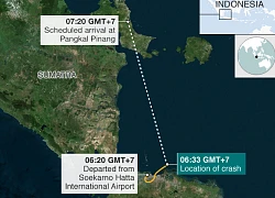 Tìm thấy các mảnh vỡ trôi nổi trên biển của máy bay Indonesia chở 189 người